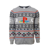 Official PlayStation 1 logo Christmas jumper: £24.99 at JustGeek