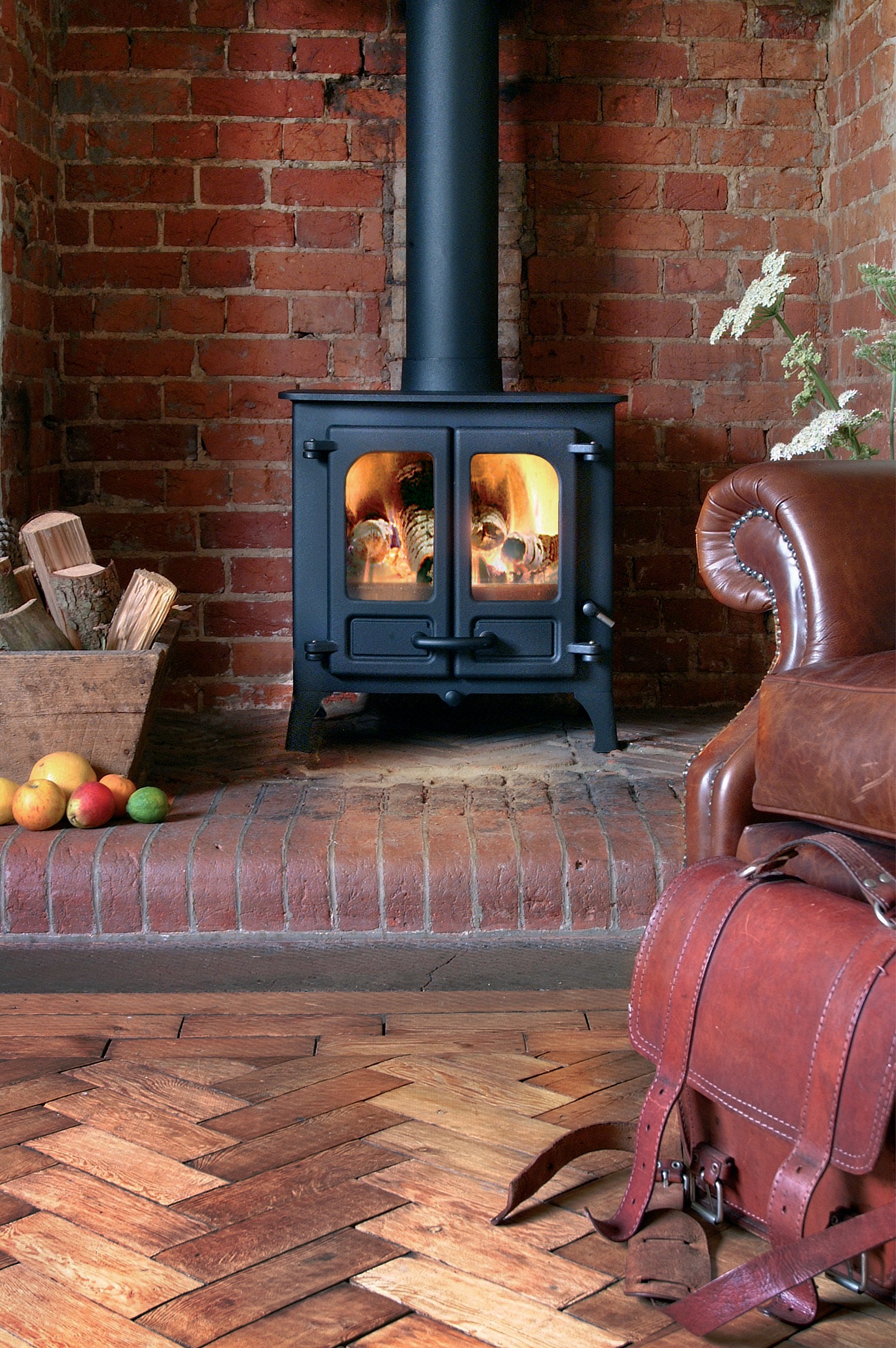 Traditional charnwood log burner ideas