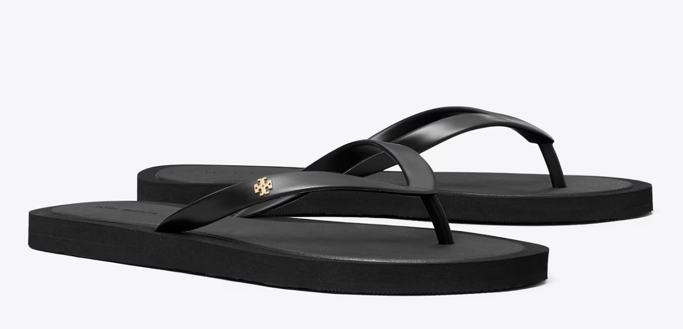 Tory Burch, Kira Padded Flip-Flop in Gray