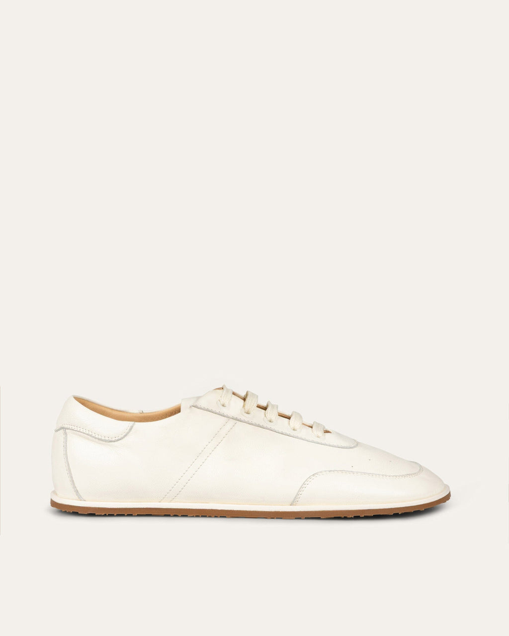 Balla Trainer, White Leather