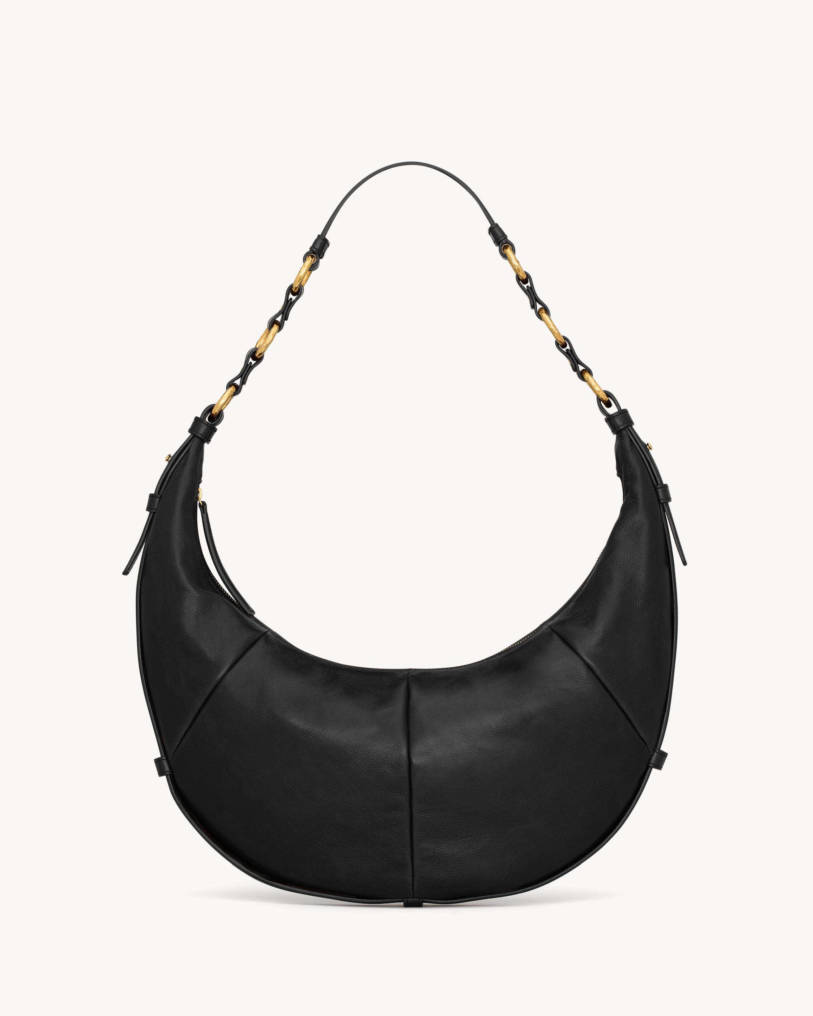 Saharienne Saint Laurent Hobo in Lambskin