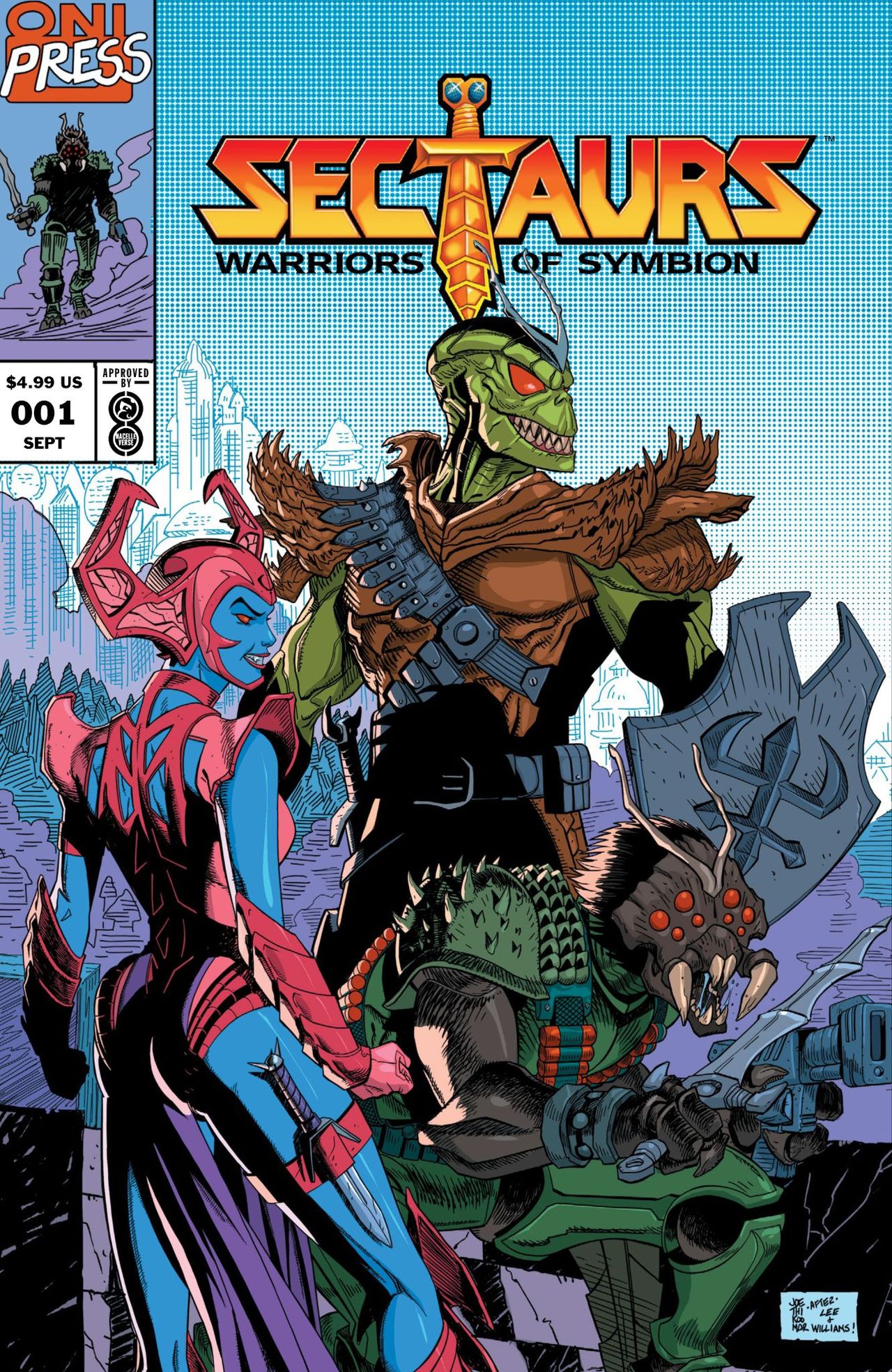 Cover art from Sectaurs #1