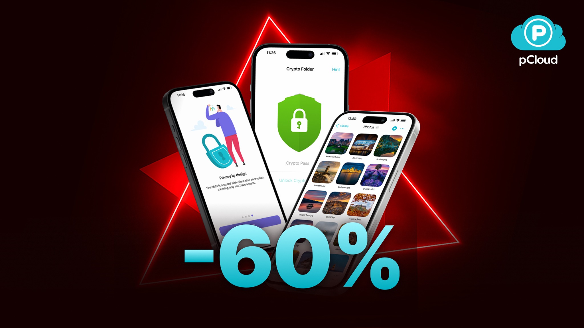 Promotional deal image for pCloud 3-in-1 Bundle