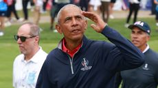 Barack Obama at the Solheim Cup