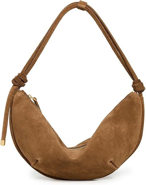 Madewell, Madewell Women's Suede Bolo Shoulder Bag, Aged Cognac, Brown, One Size