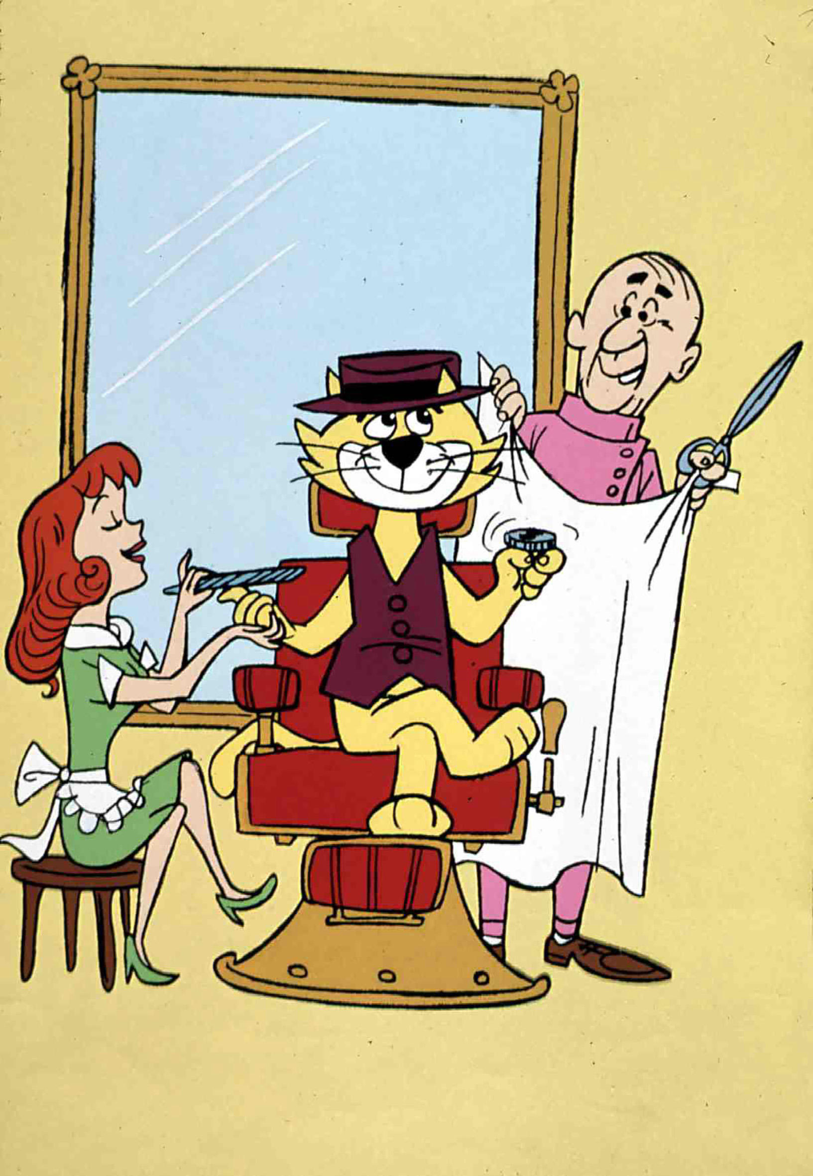 Top Cat wears a waistcoat