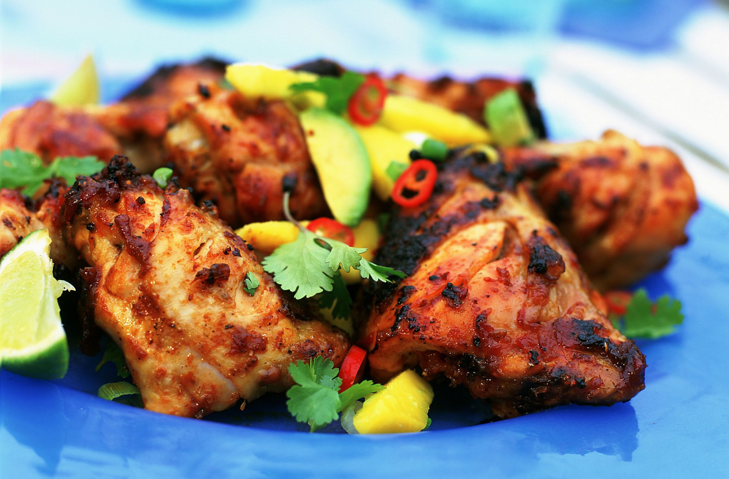 Sticky mango chicken recipe