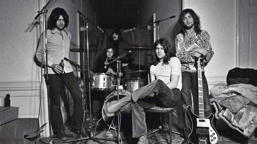 Deep Purple during the recording of Machine Head