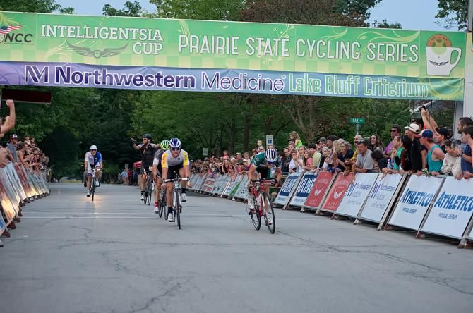 Peter Olejniczak (St Paul Bicycle Racing Club) wins men's NCC criterium