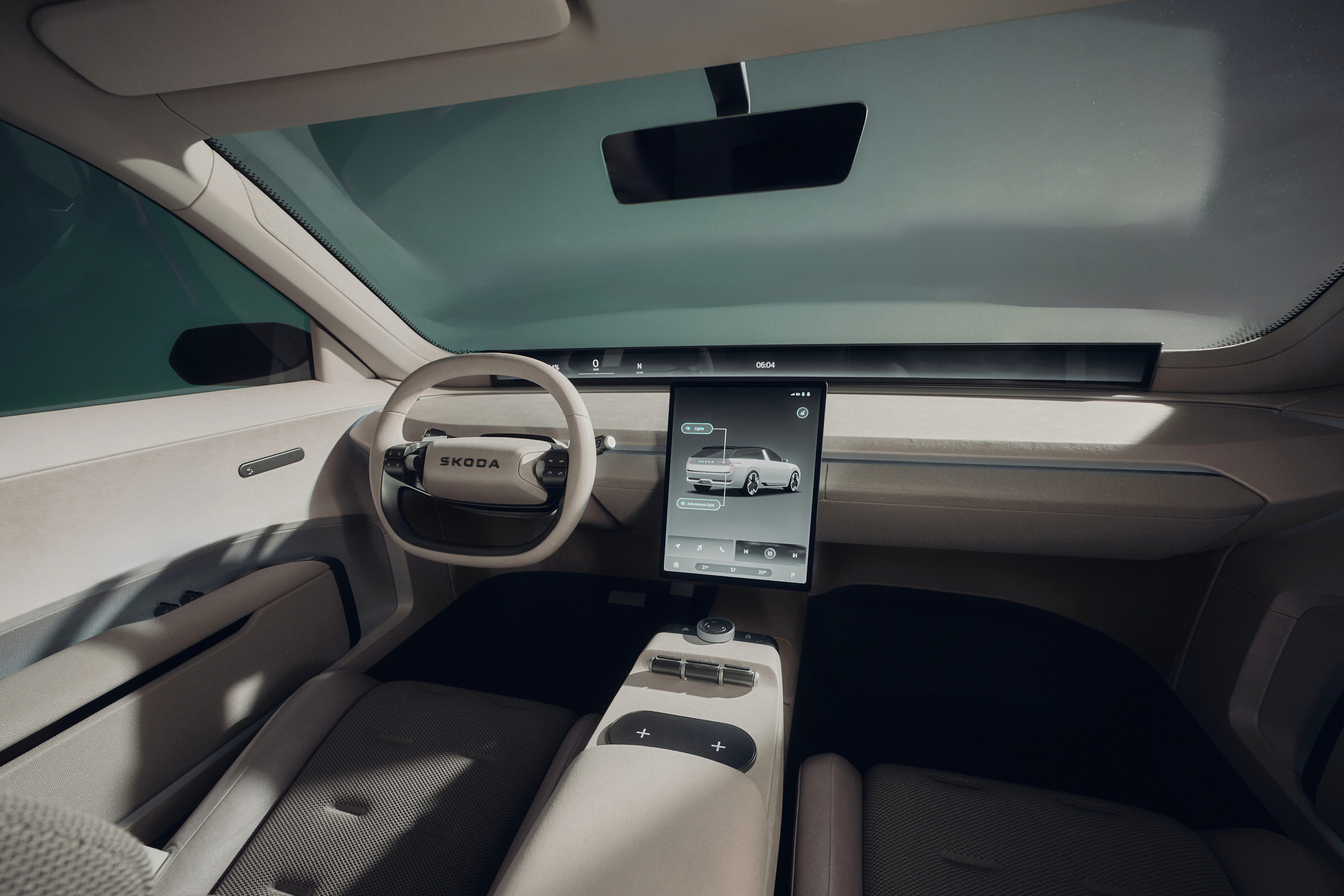 &amp;Scaron;koda Vision O concept interior