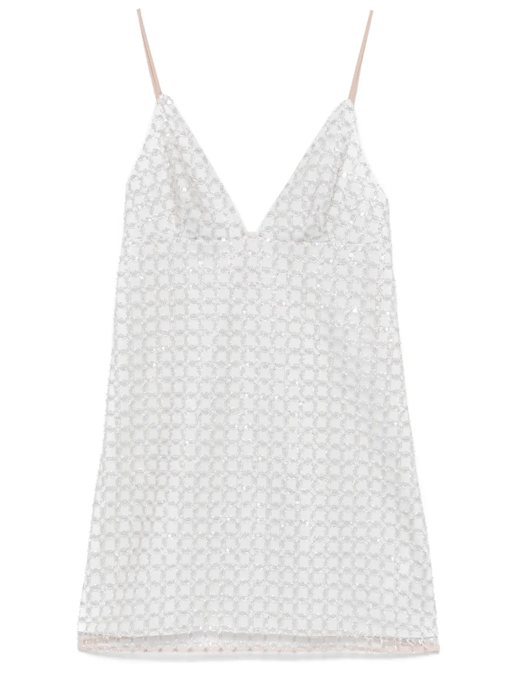 Beaded A-Line Mini Dress | 36