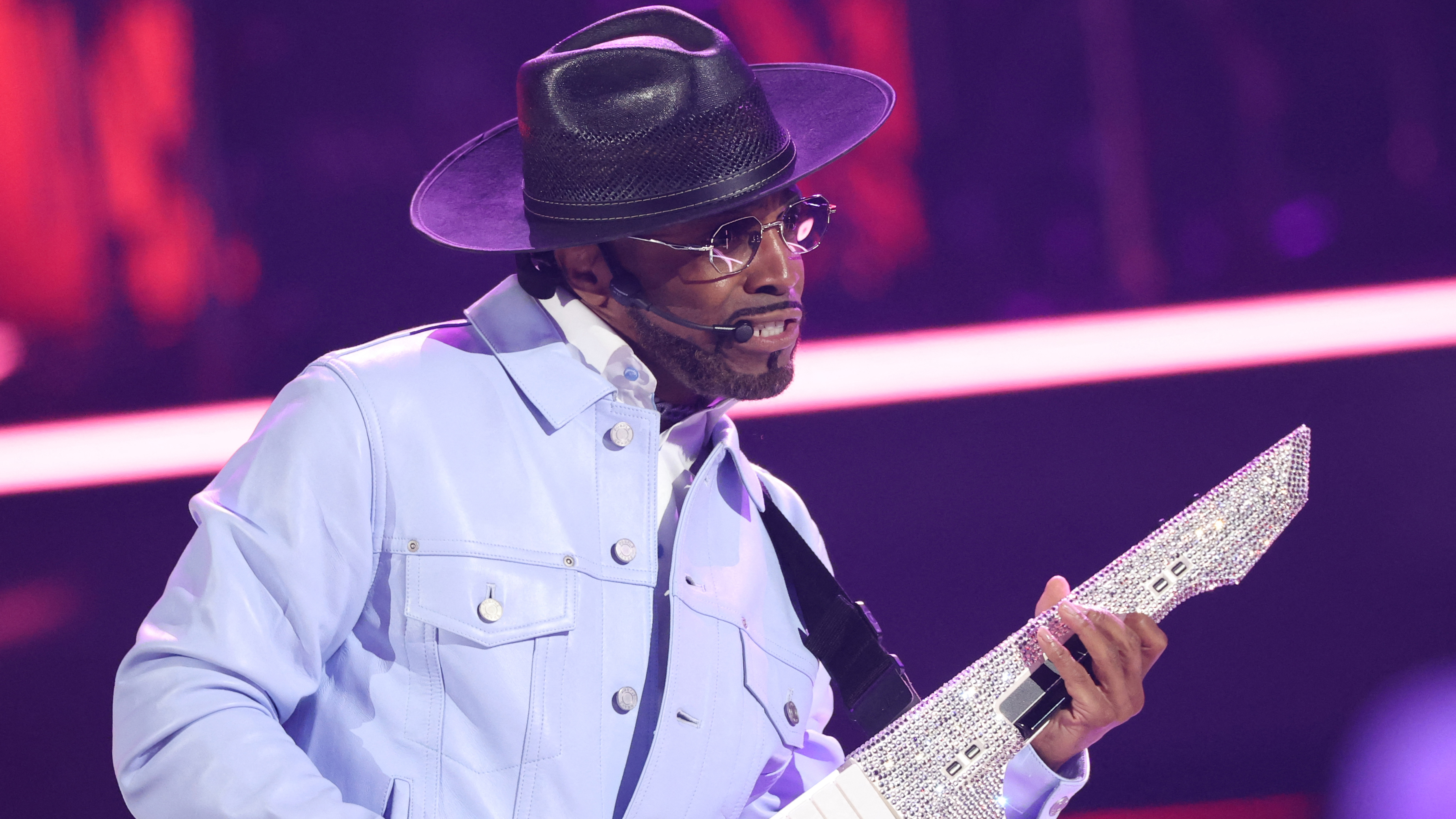 US musician and record producer Teddy Riley performs on stage during the 2025 BET Awards at the Peacock Theatre in Los Angeles on June 9, 2025. (Photo by Michael Tran / AFP)