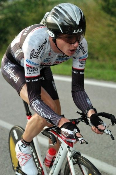 Stanislav Kozubek (Psk Whirlpool - Author) rides in to second place.