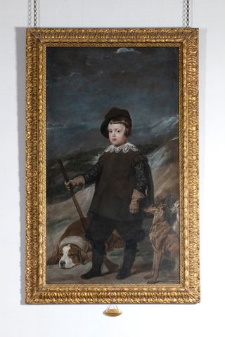 Diego Velazquez's Prince Baltasar Carlos, aged six, as a hunter. Taken on location at Ickworth House, Suffolk. Photograph: Simon Buck/Country Life Picture Library