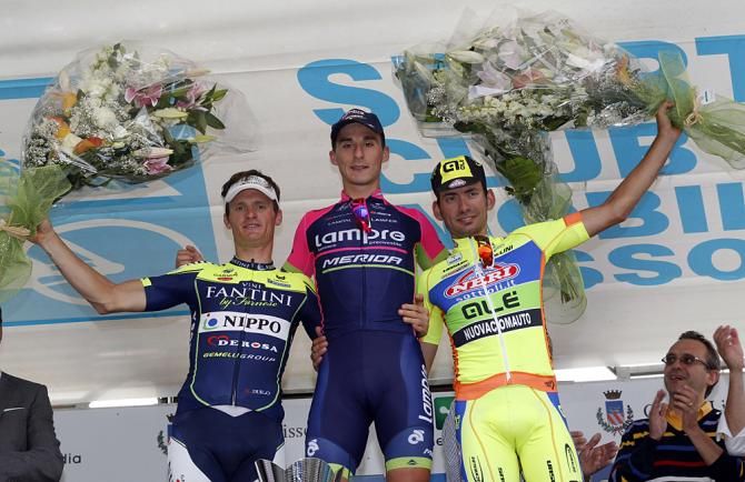 The Coppa Agostoni podium