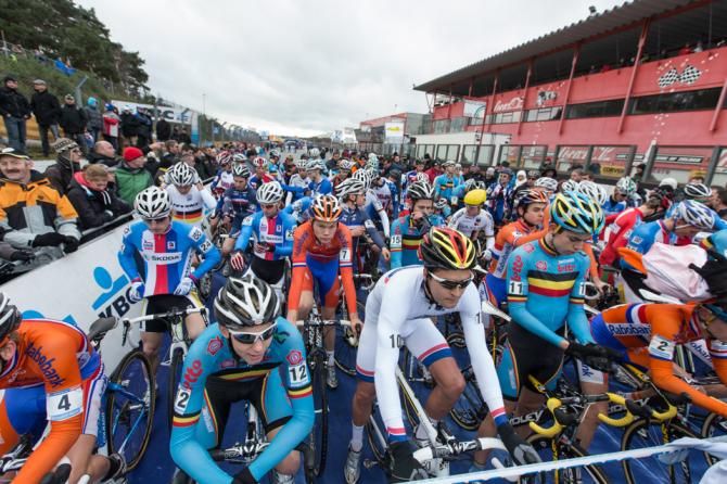 The field of U23's before the gun in Zolder