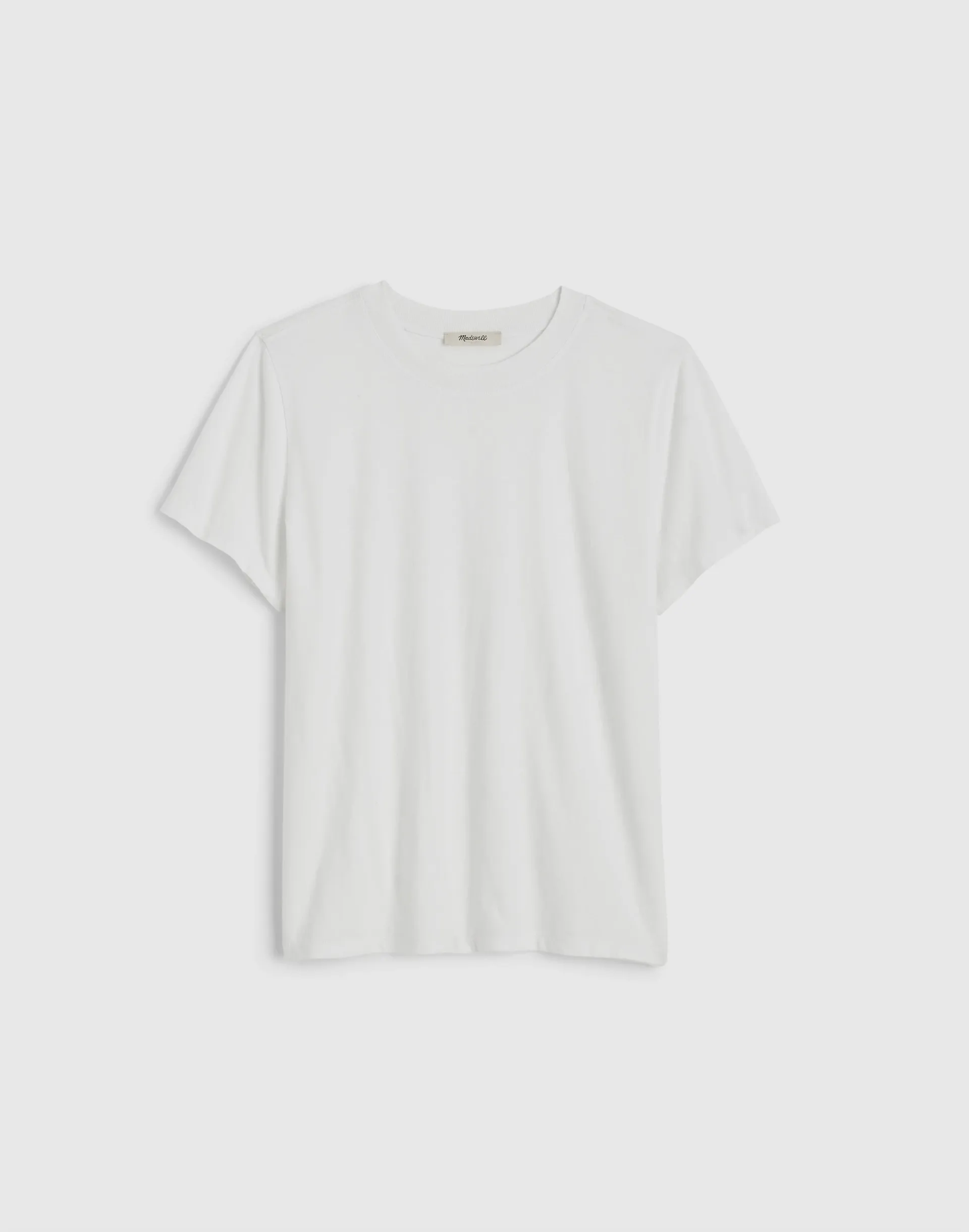 Garment-Dyed Shrunken Crewneck Tee