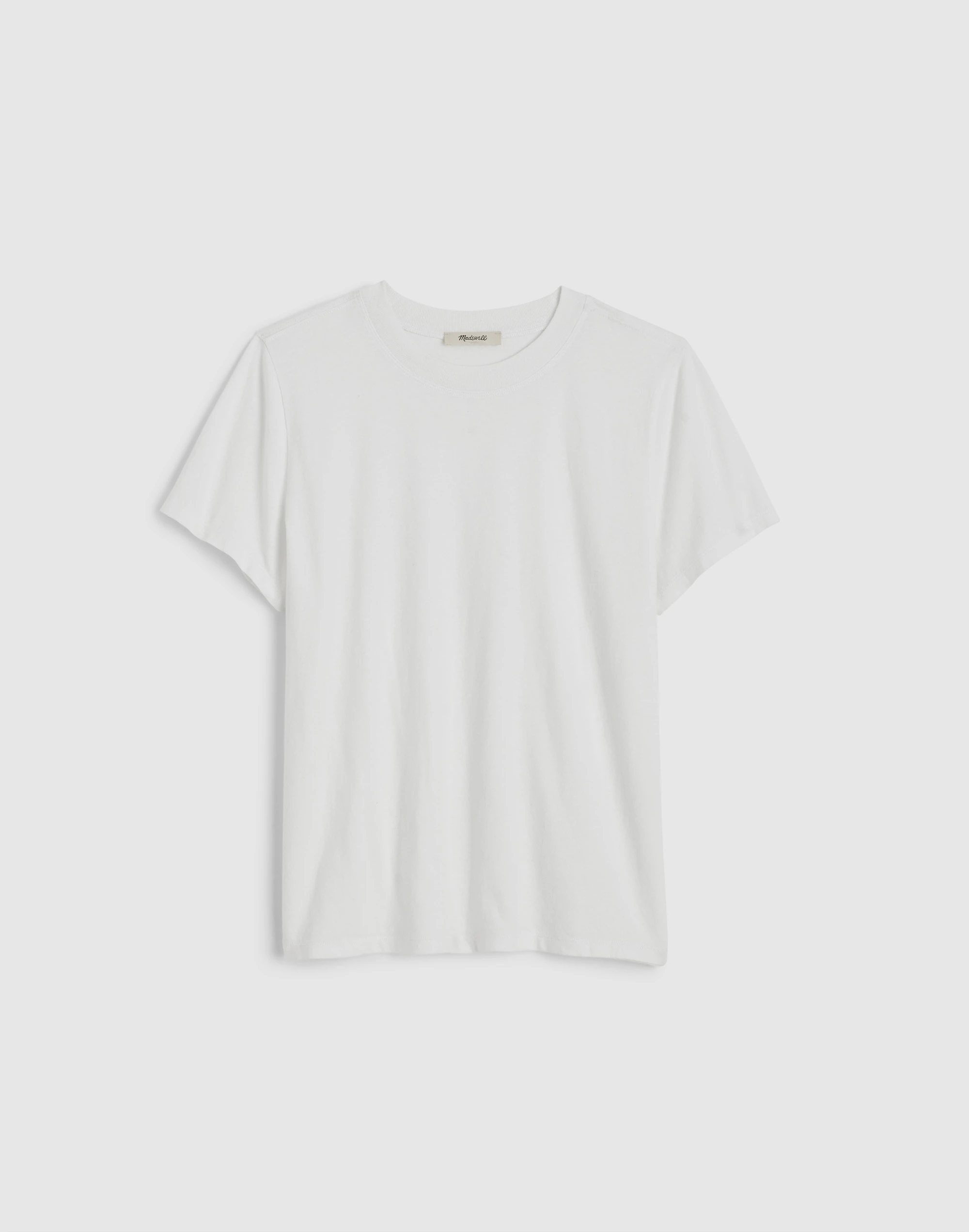 Garment-Dyed Shrunken Crewneck Tee