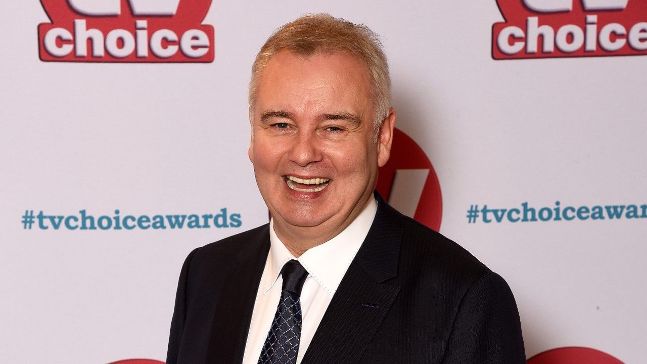 amonn Holmes arrives at the TV Choice Awards at The Dorchester on September 4, 2017 in London, England