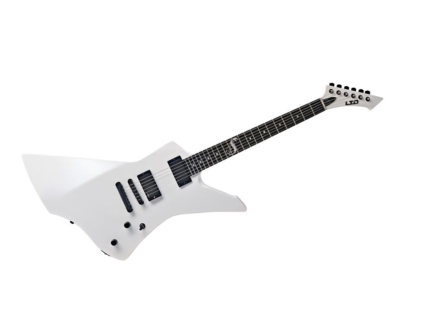 The angular body takes inspiration from Ibanez models.
