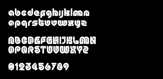 Twist font