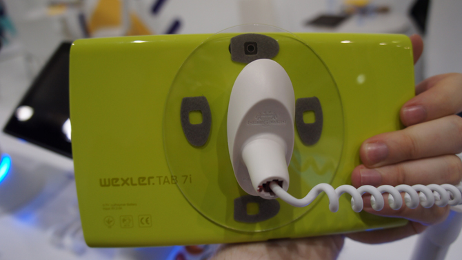 Lime Green Back on The Wexler Tab 7i