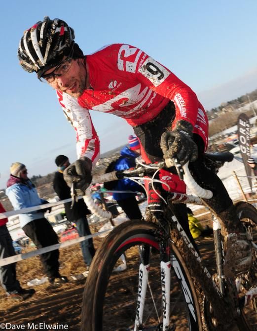 Justine Lindine (Redline) was battling the strongmen of the sport today