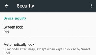 4 Set up a screen lock