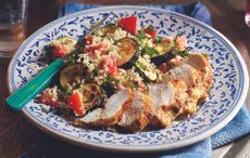 Slimming World's spiced chicken and courgette couscous