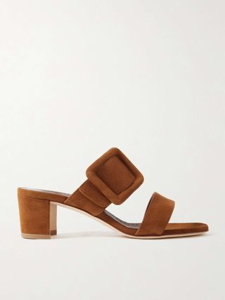 Titubanew 50 Buckled Suede Sandals