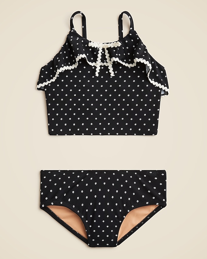 Girls' Rickrack Two-Piece Swimsuit