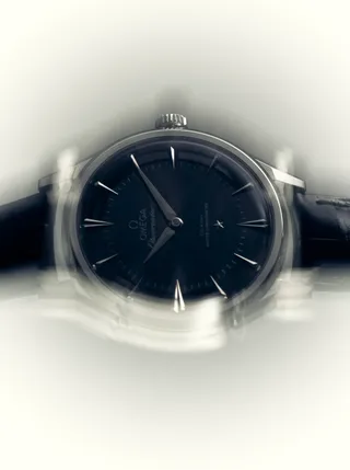 Omega Constellation Observatory, 39.4mm, black alligator strap, &pound;10,200, omegawatches.com