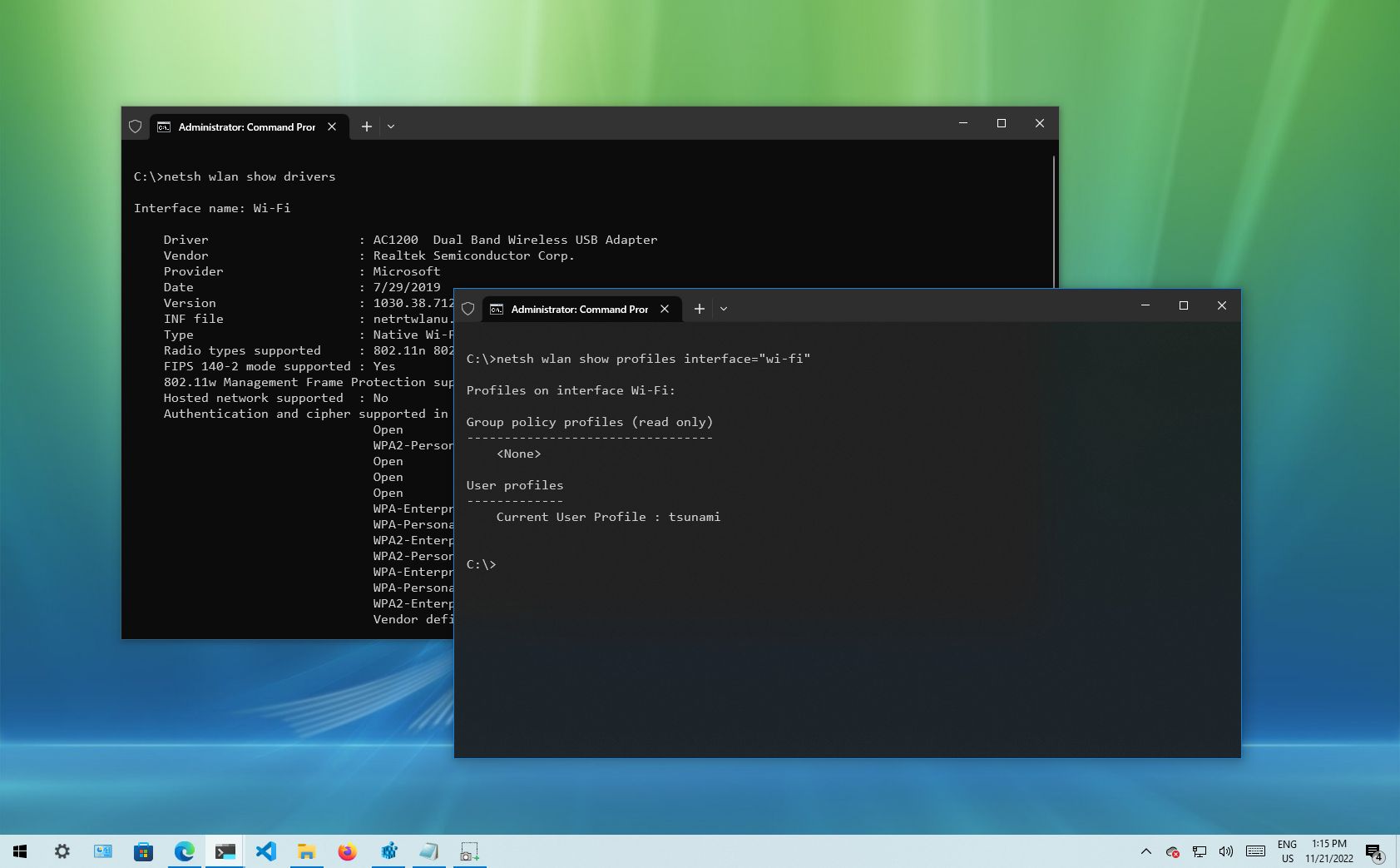 command line interface windows