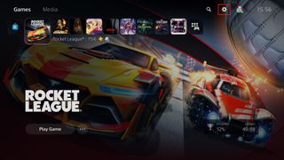 How to remote play on PS5 — Rocket League screen on PS5
