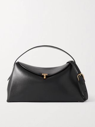 T-Lock Leather Shoulder Bag