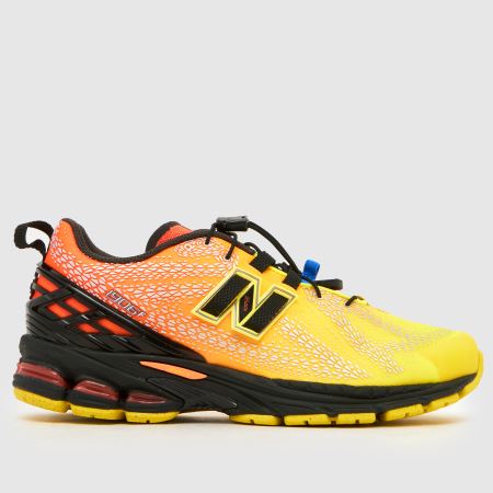 New Balance 1906 in Black &amp;amp; Orange