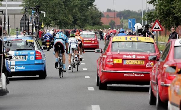 The break makes its way through Belgium