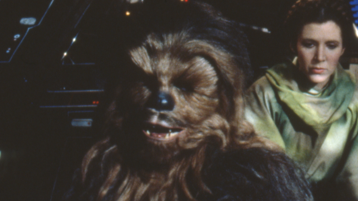 Peter Mayhew in Return of the Jedi