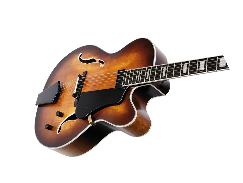 The J600 is a handsome looking guitar.