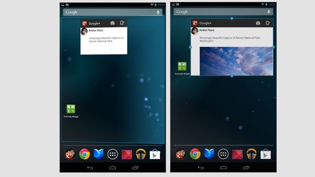 Android 4.1 Jelly Bean: Re-sizing widgets