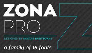 Free font: Zona Pro