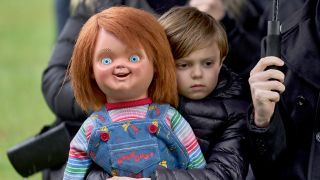 Chucky and Callum Vinson as Henry Collins in Chucky Season 3