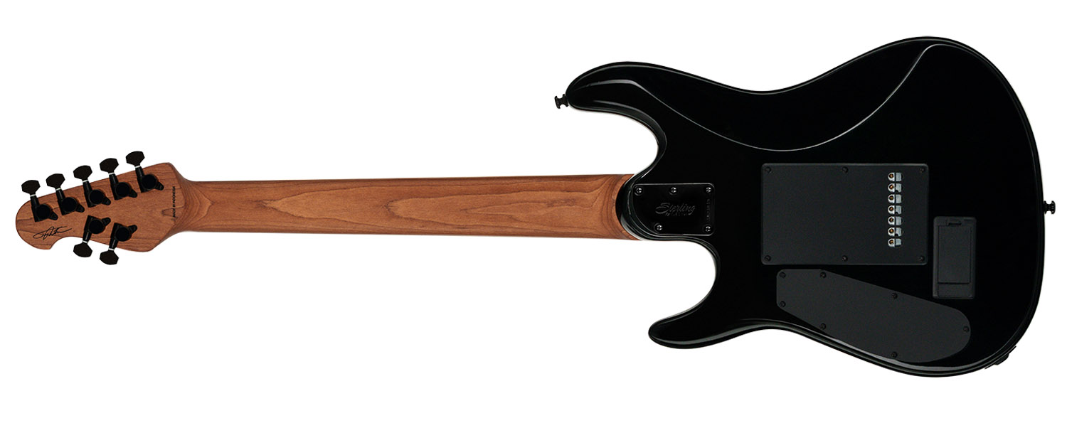 Sterling By Music Man Jason Richardson Cutlass: available in six or seven-string variants, both in a Kokiri Forest trans-green finish, this is a more affordable take on Richardson's high-performance electric.