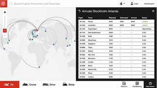 A few clicks should provide quick and relevant details based on your current itinerary. Once you’re a customer in the system, the site becomes your concierge.