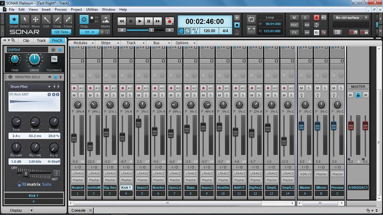 REMatrix Solo is a ProChannel module that provides convolution reverb and more besides