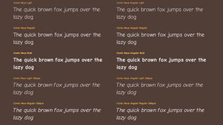 Free font: Comic Neue