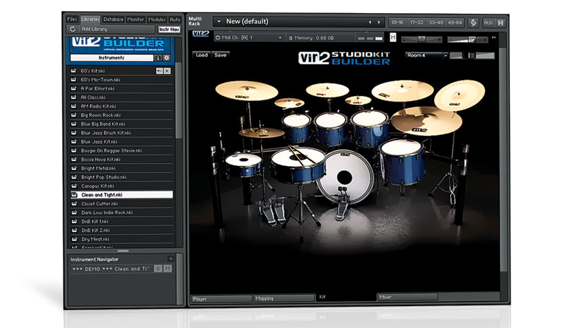 Upon loading Studio Kit Builder, you&#039;re presented with a whopping 54 kits, constructed from 130 acoustic drums