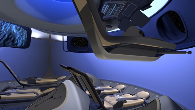 Boeing S New Spaceship Cabin Looks Like Something Out Of