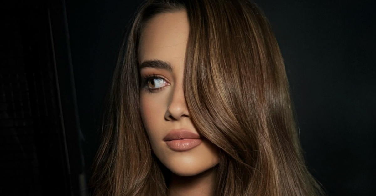 A model wears the bubble blowout.