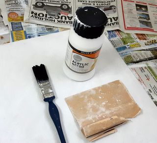 Keep your gesso layers nice and thin